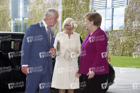 Prinz Charles und Camilla im Bundeskanzleramt in Berlin
