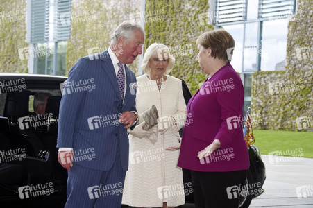 Prinz Charles und Camilla im Bundeskanzleramt in Berlin