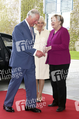 Prinz Charles und Camilla im Bundeskanzleramt in Berlin
