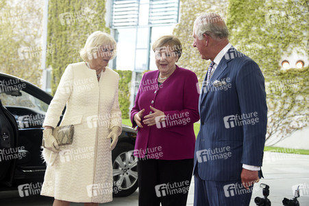 Prinz Charles und Camilla im Bundeskanzleramt in Berlin