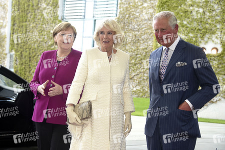 Prinz Charles und Camilla im Bundeskanzleramt in Berlin