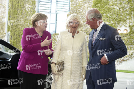 Prinz Charles und Camilla im Bundeskanzleramt in Berlin