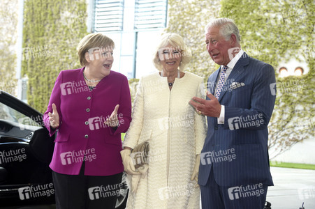 Prinz Charles und Camilla im Bundeskanzleramt in Berlin