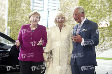 Prinz Charles und Camilla im Bundeskanzleramt in Berlin