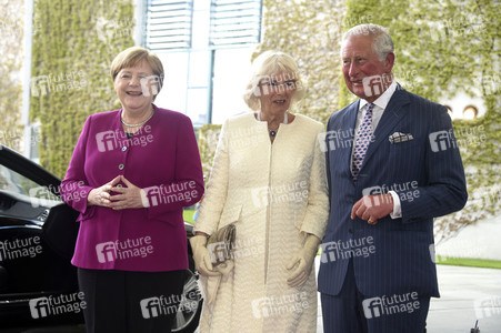 Prinz Charles und Camilla im Bundeskanzleramt in Berlin