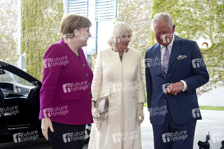 Prinz Charles und Camilla im Bundeskanzleramt in Berlin