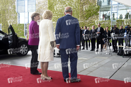 Prinz Charles und Camilla im Bundeskanzleramt in Berlin