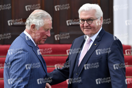 Prinz Charles im Schloss Bellevue in Berlin