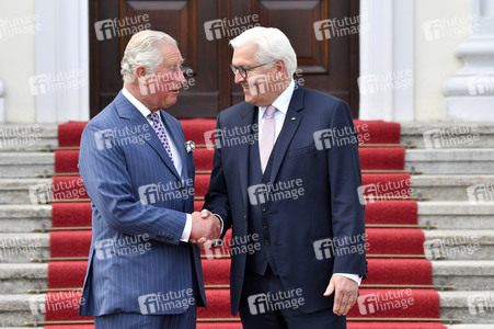 Prinz Charles im Schloss Bellevue in Berlin