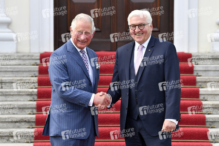 Prinz Charles im Schloss Bellevue in Berlin