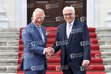 Prinz Charles im Schloss Bellevue in Berlin
