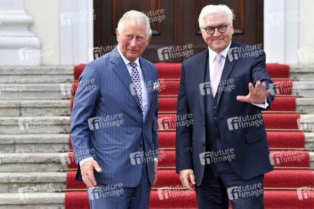 Prinz Charles im Schloss Bellevue in Berlin