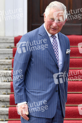 Prinz Charles im Schloss Bellevue in Berlin