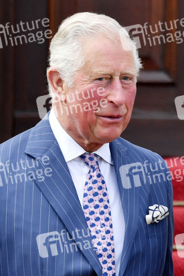 Prinz Charles im Schloss Bellevue in Berlin