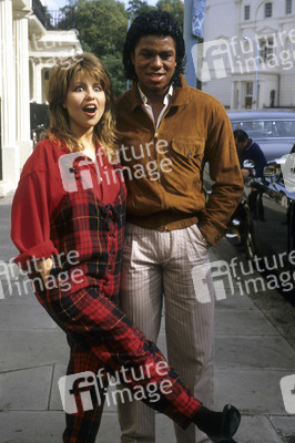 Photocall mit Jermaine Jackson und Pia Zadora in London