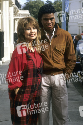 Photocall mit Jermaine Jackson und Pia Zadora in London