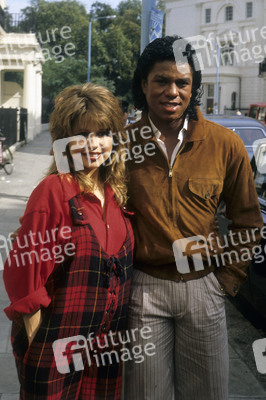 Photocall mit Jermaine Jackson und Pia Zadora in London