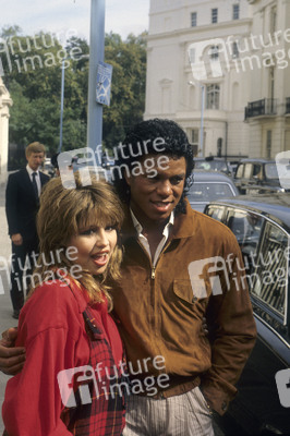 Photocall mit Jermaine Jackson und Pia Zadora in London