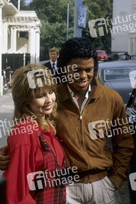 Photocall mit Jermaine Jackson und Pia Zadora in London
