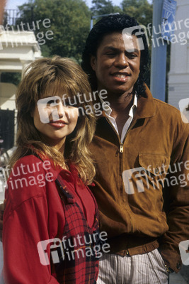 Photocall mit Jermaine Jackson und Pia Zadora in London