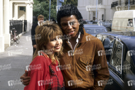 Photocall mit Jermaine Jackson und Pia Zadora in London