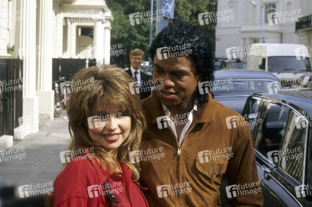 Photocall mit Jermaine Jackson und Pia Zadora in London