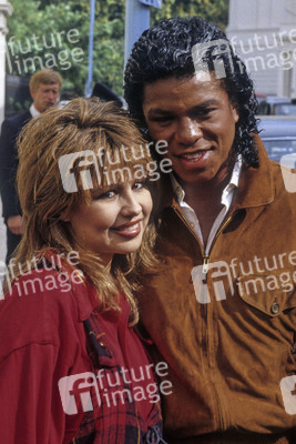 Photocall mit Jermaine Jackson und Pia Zadora in London