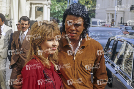 Photocall mit Jermaine Jackson und Pia Zadora in London
