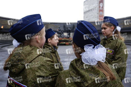 Gedenken an die Opfer der Leningrader Blockade in St. Petersburg