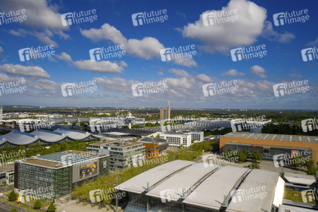 Luftbildaufnahmen von Expo-Gelände in Hannover