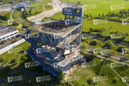 Luftbildaufnahmen von Expo-Gelände in Hannover