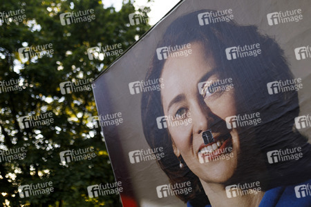 Symbolfoto Wahlplakat-Vandalismus
