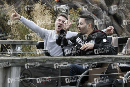 Fototermin mit Menderes Bagci und Joey Heindle im Heide Park Soltau