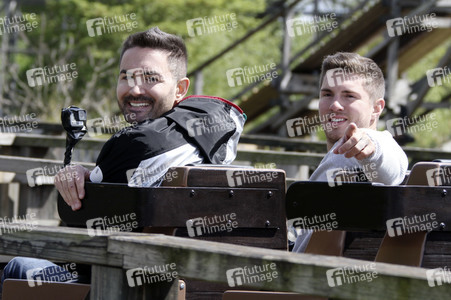 Fototermin mit Menderes Bagci und Joey Heindle im Heide Park Soltau