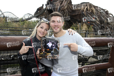 Fototermin mit Menderes Bagci und Joey Heindle im Heide Park Soltau