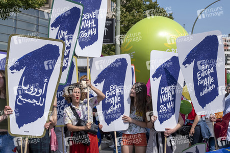 Demonstration 'Ein Europa für alle - Deine Stimme gegen den Nationalismus' in Berlin