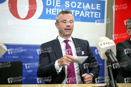 Pressekonferenz der FPÖ in Wien