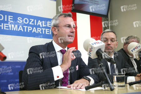 Pressekonferenz der FPÖ in Wien