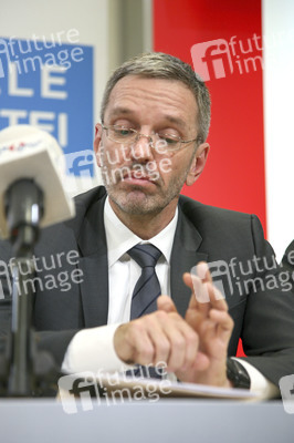 Pressekonferenz der FPÖ in Wien