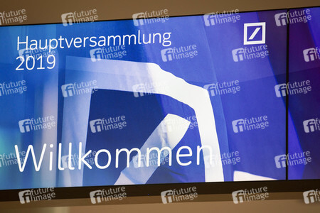 Hauptversammlung der Deutsche Bank AG in Frankfurt