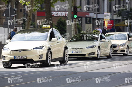 Taxi-Demo in Frankfurt