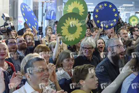 Wahlparty von Bündnis 90 / Die Grünen zur Europawahl in Berlin
