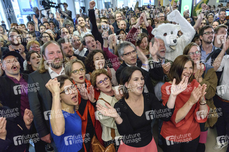 Wahlparty von Bündnis 90 / Die Grünen zur Europawahl in Berlin