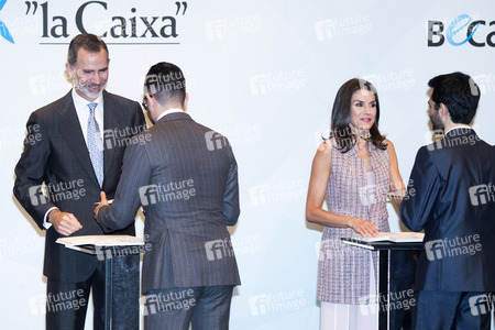 Vergabe von La Caixa-Stipendien in Madrid