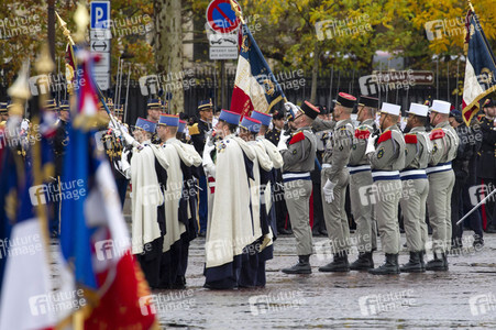 Hundertjahrfeier des Waffenstillstands von 1918 in Paris