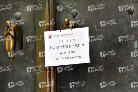 Trauerfeier für Hannelore Elsner in München