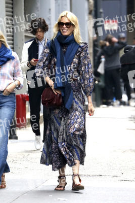 Claudia Schiffer in New York