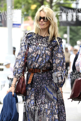 Claudia Schiffer in New York