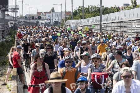 Fahrrad-Demonstration des ADFC in Berlin