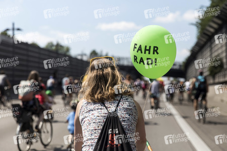 Fahrrad-Demonstration des ADFC in Berlin